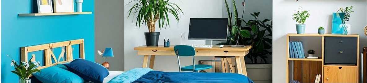 青い室内イメージ